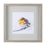 Robin III by Mercana Studio a Hand Embellished Textured Framed Art Print Matted under Glass from Mercana - Luna Furniture
