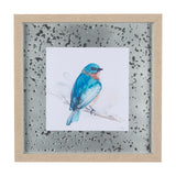 Eastern Blue II by Mercana Studio a Hand Embellished Textured Framed Art Print Matted under Glass from Mercana - Luna Furniture