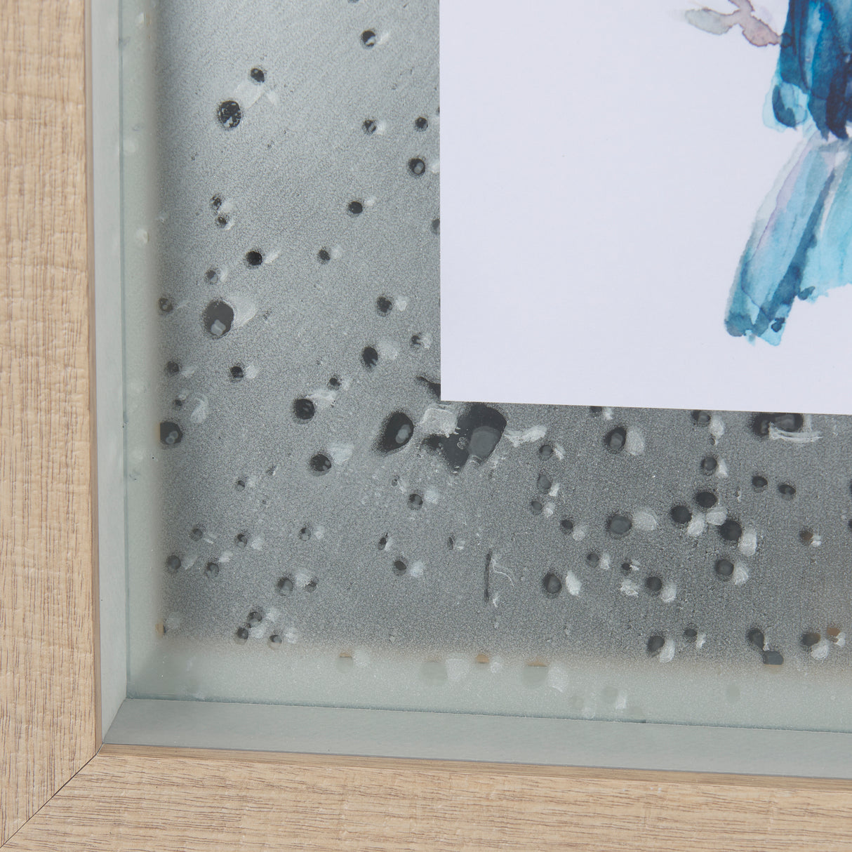 Eastern Blue II by Mercana Studio a Hand Embellished Textured Framed Art Print Matted under Glass from Mercana - Luna Furniture