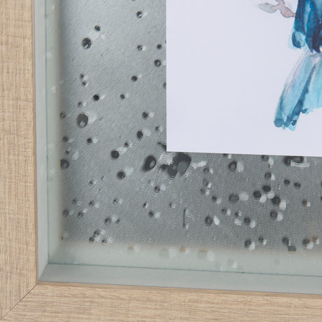 Eastern Blue II by Mercana Studio a Hand Embellished Textured Framed Art Print Matted under Glass from Mercana - Luna Furniture