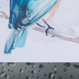 Eastern Blue II by Mercana Studio a Hand Embellished Textured Framed Art Print Matted under Glass from Mercana - Luna Furniture