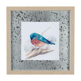 Eastern Blue III by Mercana Studio a Hand Embellished Textured Framed Art Print Matted under Glass from Mercana - Luna Furniture