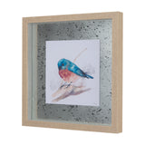 Eastern Blue III by Mercana Studio a Hand Embellished Textured Framed Art Print Matted under Glass from Mercana - Luna Furniture