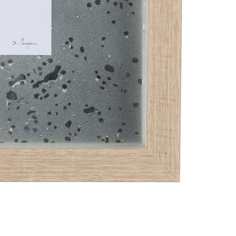 Eastern Blue III by Mercana Studio a Hand Embellished Textured Framed Art Print Matted under Glass from Mercana - Luna Furniture