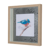 Eastern Blue IV by Mercana Studio a Hand Embellished Textured Framed Art Print Matted under Glass from Mercana - Luna Furniture