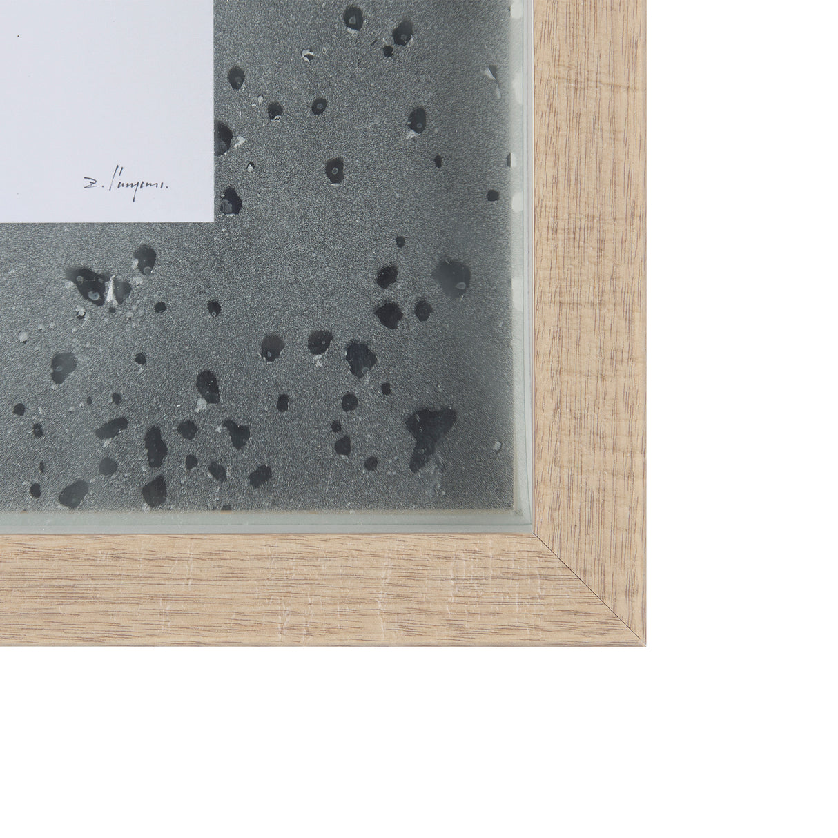 Eastern Blue V by Mercana Studio a Hand Embellished Textured Framed Art Print Matted under Glass from Mercana - Luna Furniture