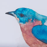 Eastern Blue V by Mercana Studio a Hand Embellished Textured Framed Art Print Matted under Glass from Mercana - Luna Furniture
