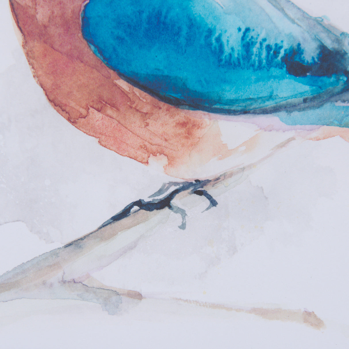 Eastern Blue V by Mercana Studio a Hand Embellished Textured Framed Art Print Matted under Glass from Mercana - Luna Furniture