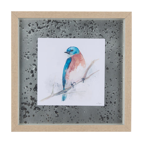 Eastern Blue VI by Mercana Studio a Hand Embellished Textured Framed Art Print Matted under Glass from Mercana - Luna Furniture
