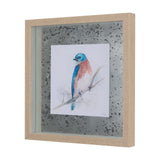Eastern Blue VI by Mercana Studio a Hand Embellished Textured Framed Art Print Matted under Glass from Mercana - Luna Furniture