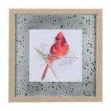 Cardinal I by Mercana Studio a Hand Embellished Textured Framed Art Print Matted under Glass from Mercana - Luna Furniture