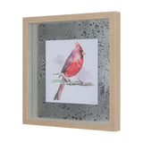 Cardinal II by Mercana Studio a Hand Embellished Textured Framed Art Print Matted under Glass from Mercana - Luna Furniture