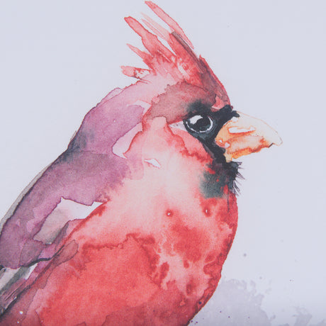 Cardinal II by Mercana Studio a Hand Embellished Textured Framed Art Print Matted under Glass from Mercana - Luna Furniture