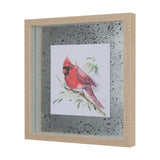 Cardinal III by Mercana Studio a Hand Embellished Textured Framed Art Print Matted under Glass from Mercana - Luna Furniture