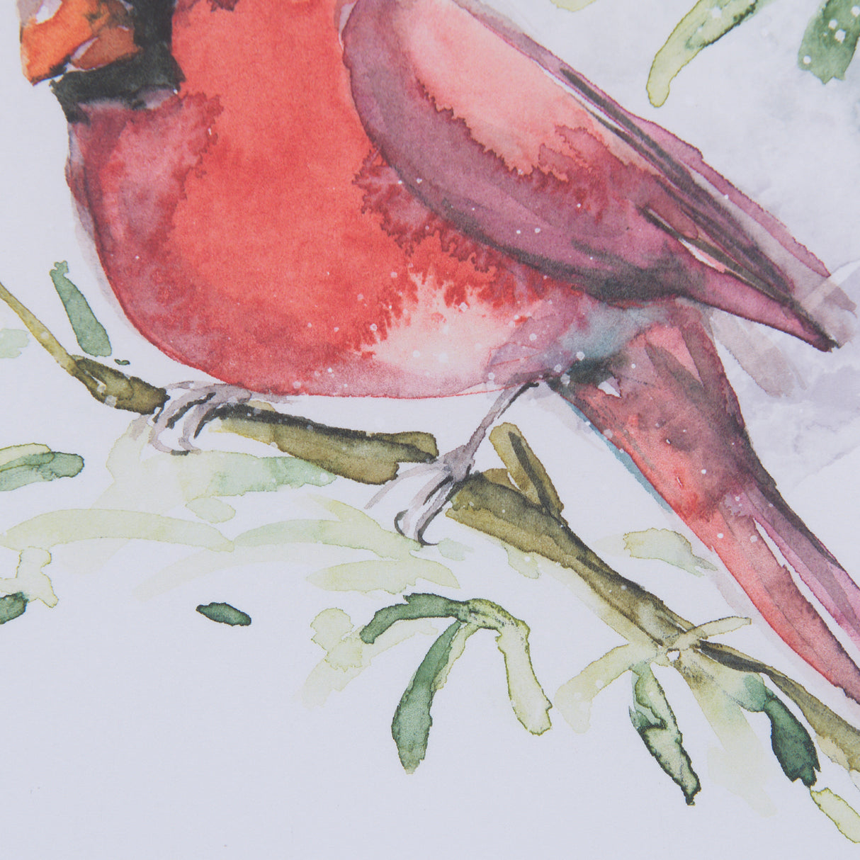 Cardinal III by Mercana Studio a Hand Embellished Textured Framed Art Print Matted under Glass from Mercana - Luna Furniture