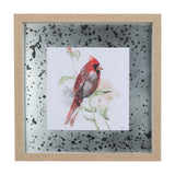 Cardinal IV by Mercana Studio a Hand Embellished Textured Framed Art Print Matted under Glass from Mercana - Luna Furniture