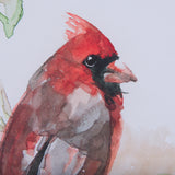 Cardinal IV by Mercana Studio a Hand Embellished Textured Framed Art Print Matted under Glass from Mercana - Luna Furniture