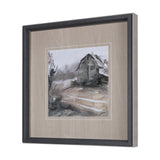 Late Autumn in Countryside I by Mercana Studio Hand Embellished Framed Art Print Matted under Glass from Mercana - Luna Furniture