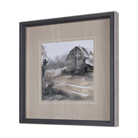 Late Autumn in Countryside I by Mercana Studio Hand Embellished Framed Art Print Matted under Glass from Mercana - Luna Furniture