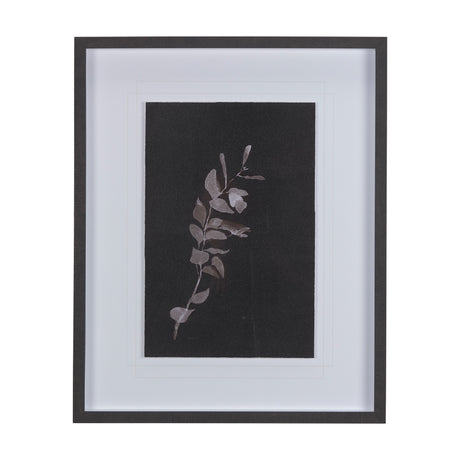 Night Leaves I by Mercana Studio a Hand Embellished Textured Framed Art Print Matted under Glass from Mercana - Luna Furniture