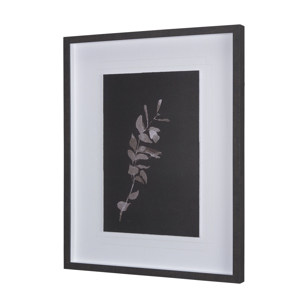 Night Leaves I by Mercana Studio a Hand Embellished Textured Framed Art Print Matted under Glass from Mercana - Luna Furniture