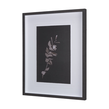 Night Leaves I by Mercana Studio a Hand Embellished Textured Framed Art Print Matted under Glass from Mercana - Luna Furniture