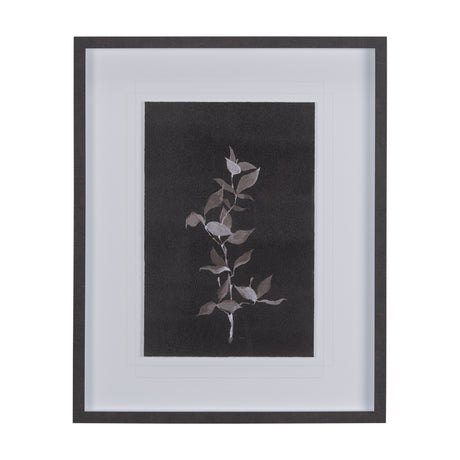 Night Leaves II by Mercana Studio a Hand Embellished Textured Framed Art Print Matted under Glass from Mercana - Luna Furniture