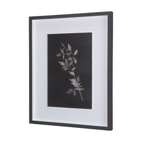Night Leaves III by Mercana Studio a Hand Embellished Textured Framed Art Print Matted under Glass from Mercana - Luna Furniture