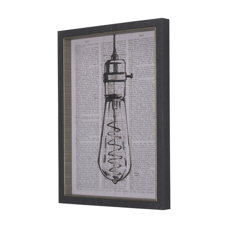 Vintage Page I by Mercana Studio a Hand Embellished Textured Framed Art Print from Mercana - Luna Furniture