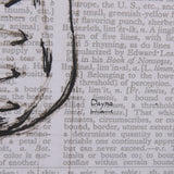 Vintage Page I by Mercana Studio a Hand Embellished Textured Framed Art Print from Mercana - Luna Furniture