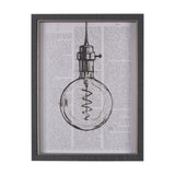 Vintage Page II by Mercana Studio a Hand Embellished Textured Framed Art Print from Mercana - Luna Furniture