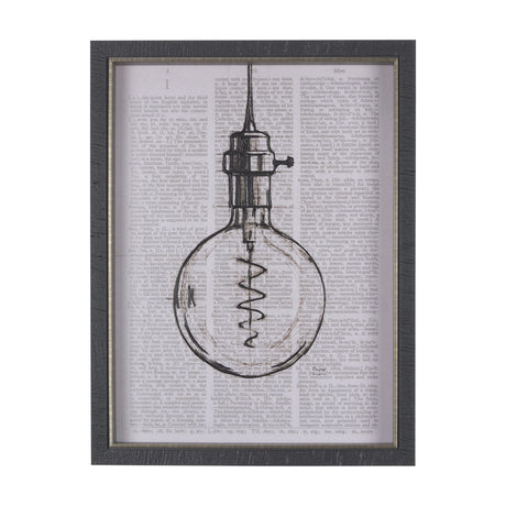 Vintage Page II by Mercana Studio a Hand Embellished Textured Framed Art Print from Mercana - Luna Furniture