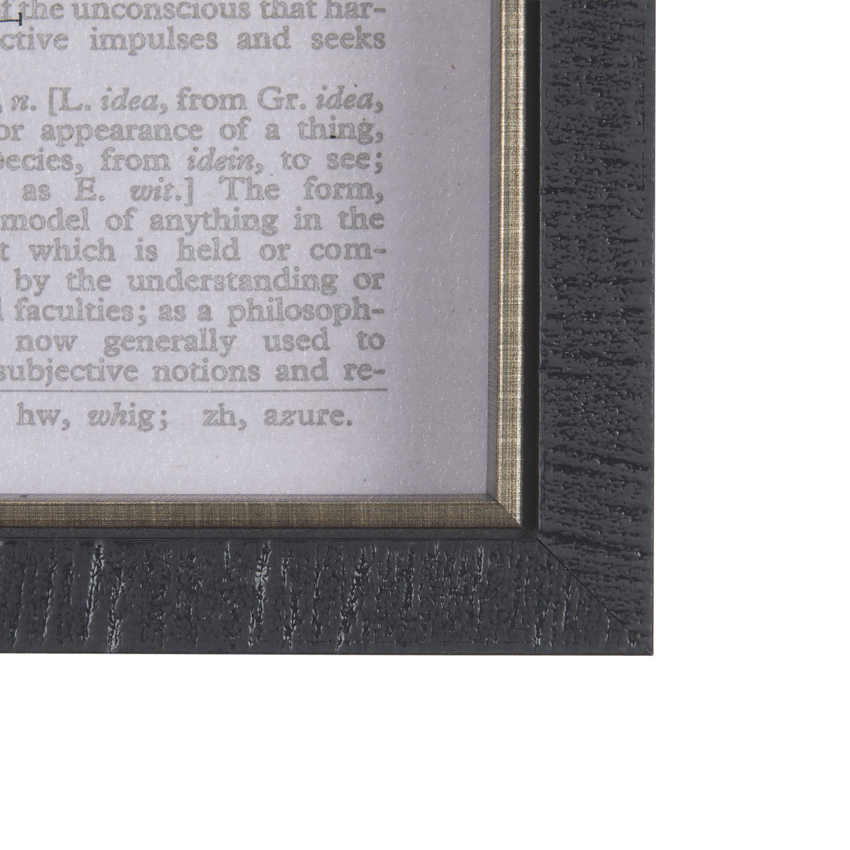 Vintage Page II by Mercana Studio a Hand Embellished Textured Framed Art Print from Mercana - Luna Furniture