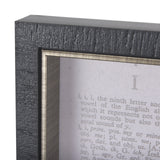 Vintage Page II by Mercana Studio a Hand Embellished Textured Framed Art Print from Mercana - Luna Furniture