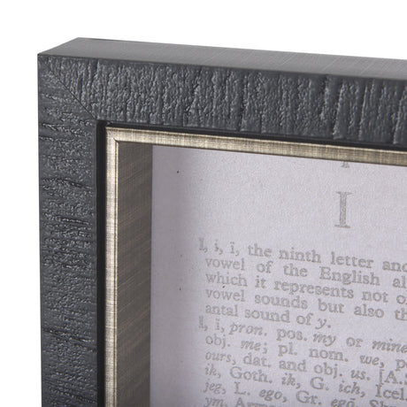 Vintage Page II by Mercana Studio a Hand Embellished Textured Framed Art Print from Mercana - Luna Furniture