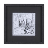 Animal Talk I by Mercana Studio a Framed Art Print Matted under Glass from Mercana - Luna Furniture