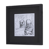 Animal Talk I by Mercana Studio a Framed Art Print Matted under Glass from Mercana - Luna Furniture