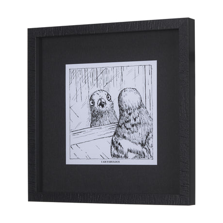 Animal Talk I by Mercana Studio a Framed Art Print Matted under Glass from Mercana - Luna Furniture