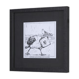 Animal Talk II by Mercana Studio a Framed Art Print Matted under Glass from Mercana - Luna Furniture