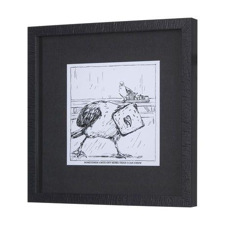 Animal Talk II by Mercana Studio a Framed Art Print Matted under Glass from Mercana - Luna Furniture