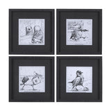 Animal Talk IV by Mercana Studio a Framed Art Print Matted under Glass from Mercana - Luna Furniture