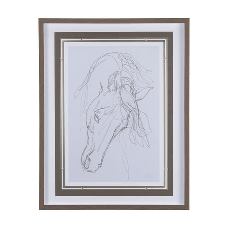 Andalusian I by Mercana Studio a Hand Embellished Textured Framed Art Print Matted under Glass from Mercana - Luna Furniture