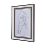 Andalusian I by Mercana Studio a Hand Embellished Textured Framed Art Print Matted under Glass from Mercana - Luna Furniture