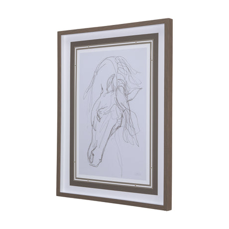 Andalusian I by Mercana Studio a Hand Embellished Textured Framed Art Print Matted under Glass from Mercana - Luna Furniture
