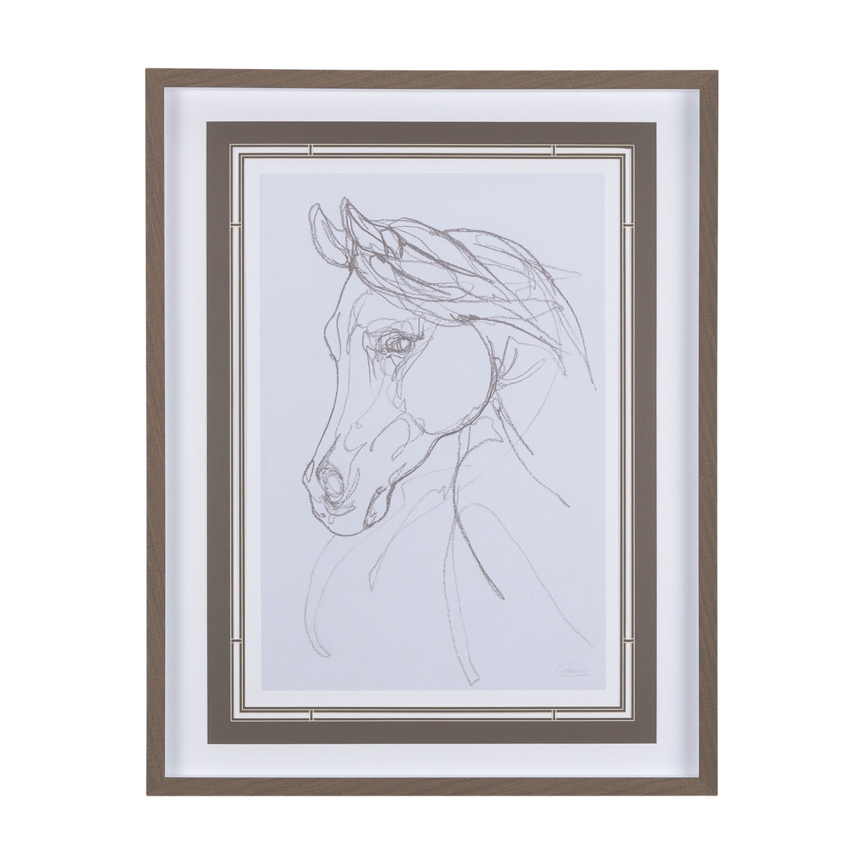 Arabian II by Mercana Studio a Hand Embellished Textured Framed Art Print Matted under Glass from Mercana - Luna Furniture