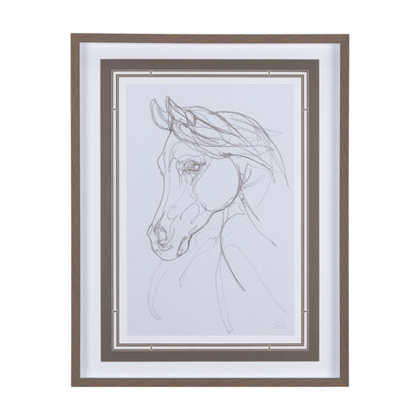 Arabian II by Mercana Studio a Hand Embellished Textured Framed Art Print Matted under Glass from Mercana - Luna Furniture