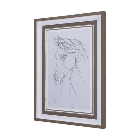 Arabian II by Mercana Studio a Hand Embellished Textured Framed Art Print Matted under Glass from Mercana - Luna Furniture