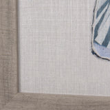Moth Blue I by Mercana Studio a Hand Embellished Textured Framed Art Print from Mercana - Luna Furniture