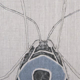 Moth Blue II by Mercana Studio a Hand Embellished Textured Framed Art Print from Mercana - Luna Furniture