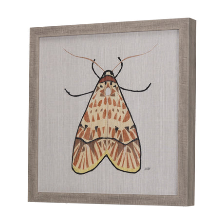 Moth I by Mercana Studio a Hand Embellished Textured Framed Art Print from Mercana - Luna Furniture